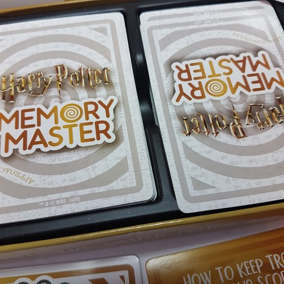 HARRY POTTER Memory Master Card Game Wizarding World Warner Brothers Collectible - Picture 13 of 14